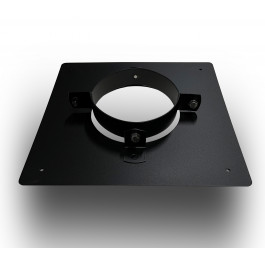 DINAK DW Black pellet vloersteun dubbelwandig rookkanaal Ø100mm | 123rookkanaal
