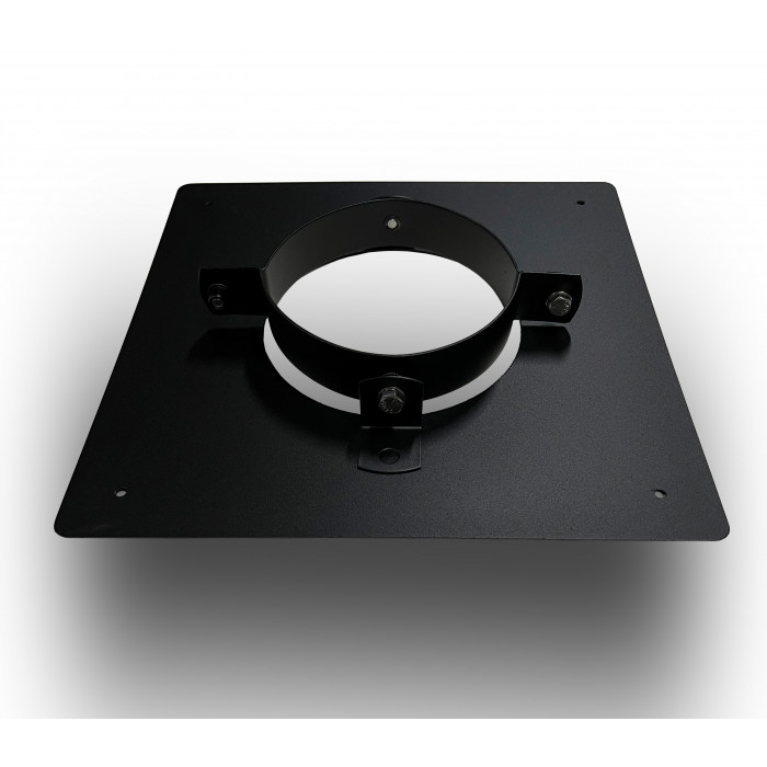 DINAK DW Black pellet vloersteun dubbelwandig rookkanaal Ø100mm | 123rookkanaal