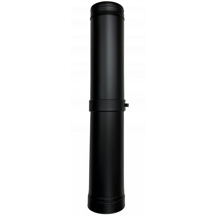 DINAK DW Black pellet schuifelement L:530-880mm Ø100mm | 123rookkanaal