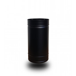 DINAK DW Black pellet dubbelwandig rookkanaal L:27cm Ø100mm | 123rookkanaal