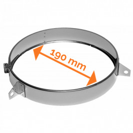 DINAK DW tuidraadbeugel dubbelwandig rookkanaal Ø130mm | 123rookkanaal