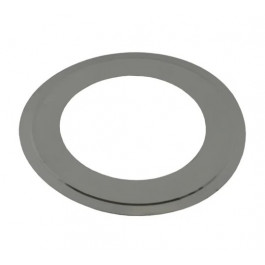 RVS enkelwandig rookkanaal rozet Ø125mm