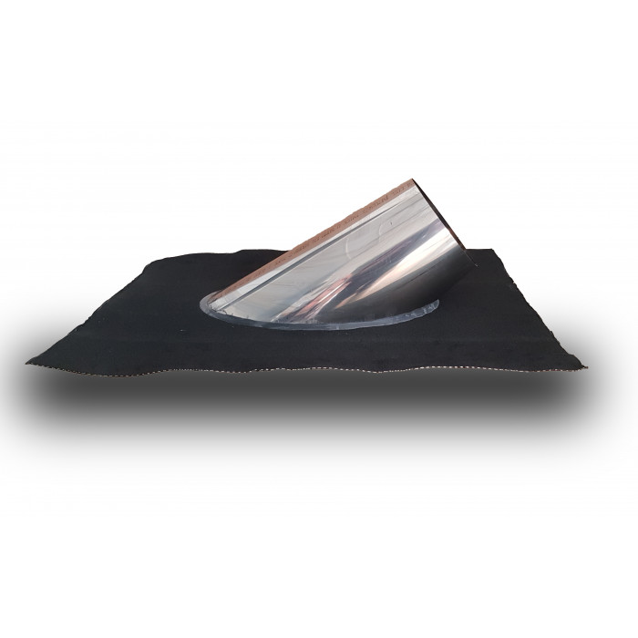 ECO loodvrijeslab Ubiflex 45-60 graden voor DW met binnenmaat 130mm | 123rookkanaal