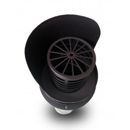 Dubbelwandige muurdoorvoer Ø80mm pelletkachel type 2 | 123rookkanaal