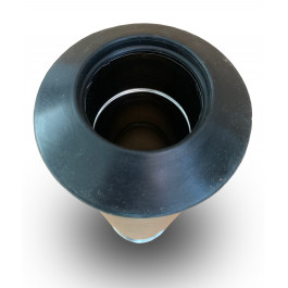 Dubbelwandige muurdoorvoer Ø80mm pelletkachel type 2 | 123rookkanaal