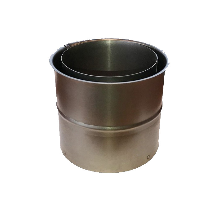 Kachelpijp (wand)doorvoer / nisbus Ø120mm | 123rookkanaal