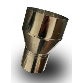RVS enkelwandig verloop 79-119mm | 123rookkanaal