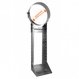 DINAK DW muurbeugel verstelbaar 250-430mm Ø130mm | 123rookkanaal