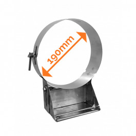 DINAK DW muurbeugel verstelbaar 70-120mm Ø130mm | 123rookkanaal