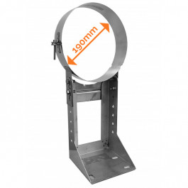 DINAK DW muurbeugel verstelbaar 100-250mm Ø130mm | 123rookkanaal