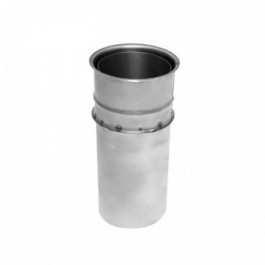 Kachelpijp (wand)doorvoer L:355mm Ø150mm | 123rookkanaal