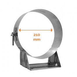 DINAK DW Muurbeugel star Ø150mm | 123rookkanaal