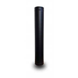 DINAK DW Black pellet dubbelwandig rookkanaal L:1m Ø80mm | 123rookkanaal