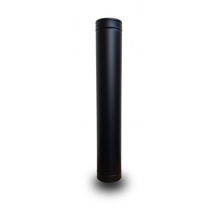 DINAK DW Black pellet dubbelwandig rookkanaal L:1m Ø80mm | 123rookkanaal
