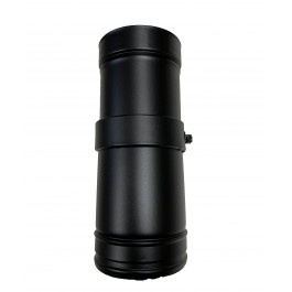 DINAK DW Black pellet schuifelement L:250-380mm Ø80mm | 123rookkanaal