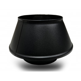 DINAK DW Black pellet mondingsafsluiting dubbelwandig rookkanaal Ø80mm | 123rookkanaal