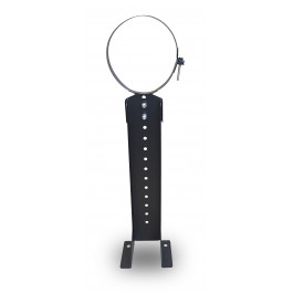 DINAK DW Black pellet muurbeugel verstelbaar 250-430mm dubbelwandig rookkanaal Ø100mm | 123rookkanaal