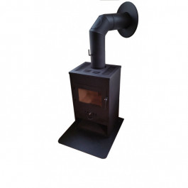 vloerplaat staal 80 x 100cm rechthoek | 123rookkanaal